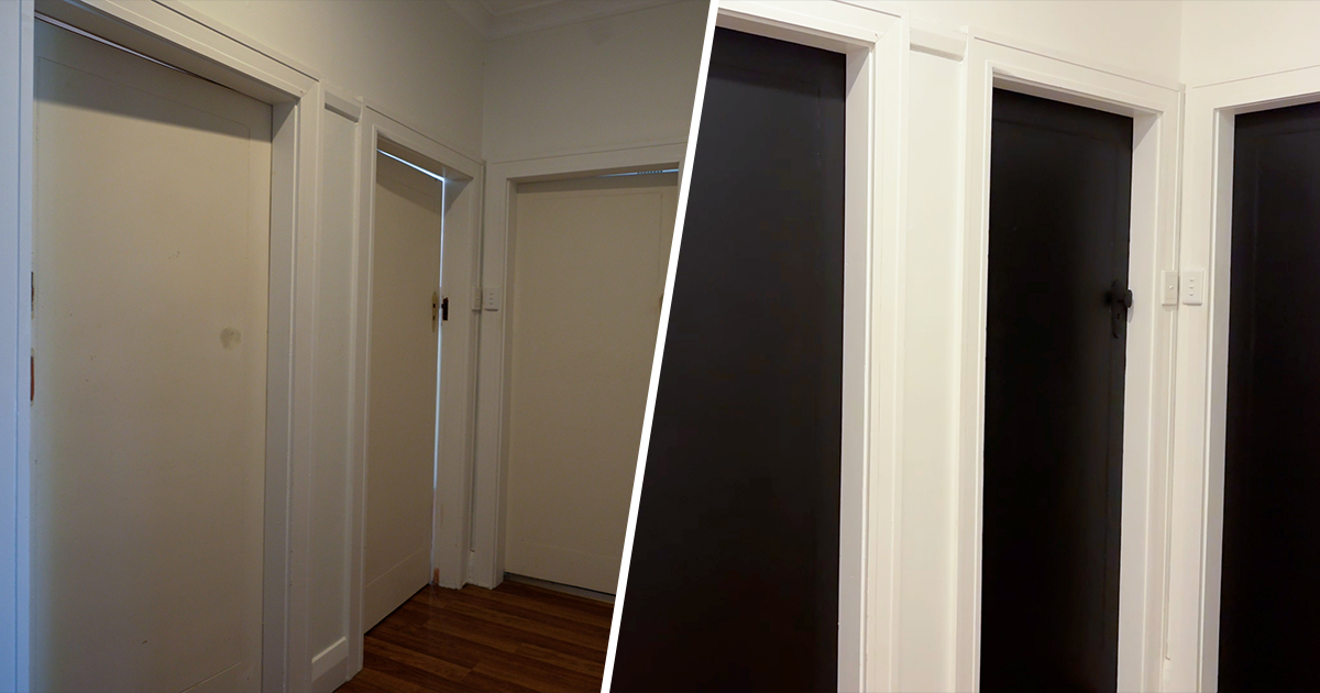 The do’s and don’ts of painting a door